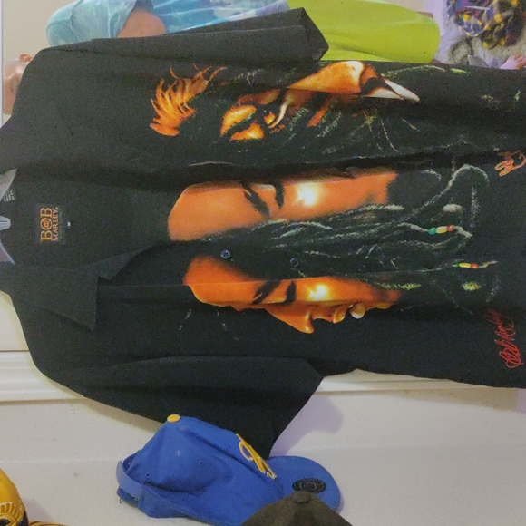 Bob Marley button down vintage 90s shirt - Picture 5 of 5